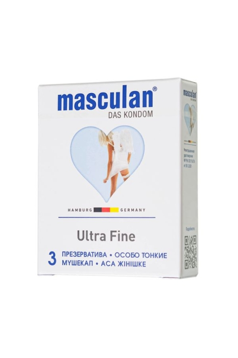 Презервативы "Masculan Ultra Fine" особо тонкие, 3шт 