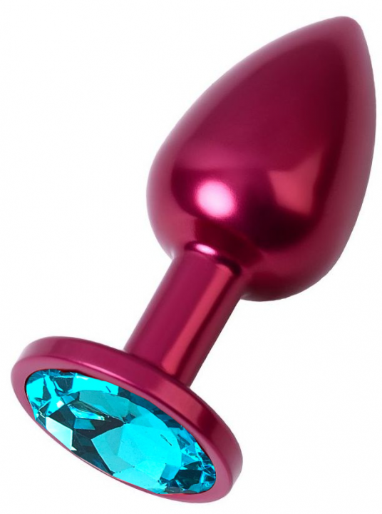 Пробка с голубым кристаллом "Vandersex" металл, М 